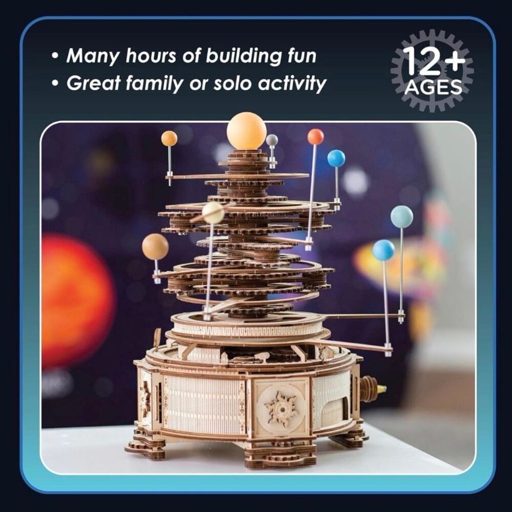 *NIB* MindWare Gearjits: Solar System – Wooden 3D Building Puzzle for Teens - Picture 4 of 9